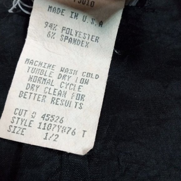 Vintage Jodi Kristopher Womens Blazer Black Suit Jacket Single Breasted‎ 1/2 - Picture 11 of 11